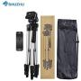 Tripod 40" Aluminum Portable Light Weight Traveler Tripod + Universal Smartphone Holder Mount with Carrying Case for Phone 11 7/7 Plus,6/6s 8/8plus,XR Xs Max 3-Way Floor Stand