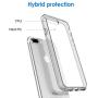 JETech Case for Apple iPhone 8 Plus and iPhone 7 Plus 5.5-Inch, Shock-Absorption Bumper Cover, Anti-Scratch Clear Back, Grey