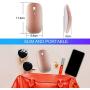 Bluetooth Wireless Mouse, Dual Mode Slim Rechargeable Wireless Mouse Silent Cordless Mouse with Bluetooth 4.0 and 2.4G Wireless, Compatible with Laptop, PC, Windows Mac Android OS Tablet (Rose Gold)