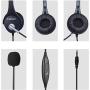 Callez 3.5mm Cell Phone Headset Dual, Corded Truck Driver Headsets with Microphone Noise Canceling for iPhone Samsung Galaxy Huawei LG BlackBerry HTC Mobile Phone iPad PC Tablets Podcast Skype C402E2