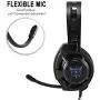 LED Light Over-Ear, 7.1 Surround Sound Noise Cancelling Gaming Headset Microphone Bundle with Headphone Compatible with PS4 Laptop PC Mac Computer Smartphones