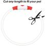 BSEEN LED Dog Collar, USB Rechargeable Glowing Pet Collar, TPU Cuttable Dog Safety Lights for Small Medium Large Dogs