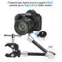 11" Adjustable Robust Articulating Friction Magic Arm , DSLR / Mirrorless / Action Camera / Camcorder / Smartphone / LCD Monitor Video Vlog Rig w/ Clamp Holder Mounts Kit fit for GoPro iPhone Arlo etc 11" Adjustable Robust Articulating Friction Magic Arm , DSLR / Mirrorless / Action Camera / Camcorder / Smartphone / LCD Monitor Video Vlog Rig w/ Clamp Holder Mounts Kit fit for GoPro iPhone Arlo etc