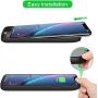 QTshine Battery Case for iPhone XR, Newest [6800mAh] Protective Portable Charging Case Rechargeable Extended Battery Pack Charger Case for Apple iPhone XR(6.1inch) Backup Power Bank Cover - Black