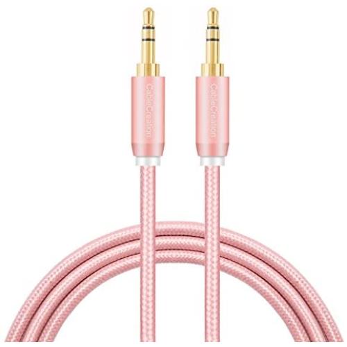 3.5mm Aux Cable, CableCreation 3.5mm Male to Male Stereo Auxillary Audio Cables, Compatible with LilGadgets Headphones, Smartphones, Home/Car Stereos & More, 3-Feet/ 0.9M