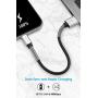 [7 inch Apple MFi Certified]3Pack Short Lightning Cable, Cabepow Close 1ft iPhone Charger Cable, Fast Charging Cord for iPhone 11/11 Pro /11 Pro Max/XS/XS Max/XR/X/8/8 Plus/7/7 Plus/6/6 Plus/5/SE