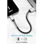 [7 inch Apple MFi Certified]3Pack Short Lightning Cable, Cabepow Close 1ft iPhone Charger Cable, Fast Charging Cord for iPhone 11/11 Pro /11 Pro Max/XS/XS Max/XR/X/8/8 Plus/7/7 Plus/6/6 Plus/5/SE