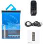 Unlocked Bluetooth Mini Mobile Phones-BM70 GSM Bluetooth Handset Phone Earphone Dialer Support Nano SIM Card 0.66inch(Black)
