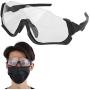 Cycling Goggles Photochromic Glasses Unisex Outdoor Sports Cycling Photochromic Goggles Sunglasses with Myopic Glasses Frame