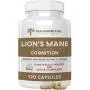 Lions Mane Mushroom Cognition Capsules 120 Caps each, Organic Lions Mane Mushroom Powder Extract Capsules Brain Supplement, 60Day Supply Organic Mushroom Supplement Brain Vitamins Focus Supplement Lions Mane Mushroom Cognition Capsules 120 Caps each, Organic Lions Mane Mushroom Powder Extract Capsules Brain Supplement, 60Day Supply Organic Mushroom Supplement Brain Vitamins Focus Supplement
