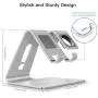 Apple Watch Stand, OMOTON 2 in 1 Universal Desktop Stand Holder for iPhone and Apple Watch Series 5/4/3/2/1 (Both 38mm/40mm/42mm/44mm) (Silver) Apple Watch Stand, OMOTON 2 in 1 Universal Desktop Stand Holder for iPhone and Apple Watch Series 5/4/3/2/1 (Both 38mm/40mm/42mm/44mm) (Silver)