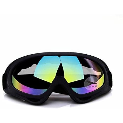 Freehawk Adjustable UV Protective Outdoor Glasses Motorcycle Goggles Dust-Proof Protective Combat Goggles Military Sunglasses Outdoor Tactical Goggles to Prevent Particulates in Colorful