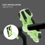 Bone Universal Bike Phone Mount (Upgraded Ver.) Bicycle Handlebar Stroller Cell Phone Holder for iPhone Xs Max XR X 8 7 Plus Samsung Galaxy S10 S9 S8 Note 9 Smartphone-Luminous Green(Glow in The Dark)
