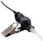 COISOUND Two Way Radio Earpiece Noise Canceling Transparent Security Headset Walkie Talkie Headphone 3.5mm pin Receiver/Listen ONLY for Any Motorola  Kenwood ICOM Single Pin Radio