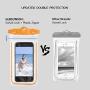 GLBSUNION Universal Waterproof Case, IPX8 Cell Phone Dry Bag/Pouch Compatible for iPhone 11 Pro Xs Max XR X 8 7 Galaxy S10 LG up to 6.9", Protective Pouch for Pool Beach Kayaking Travel Bath (4-Pack)