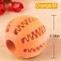 Sunglow Dog Toy Ball, Nontoxic Bite Resistant Toy Ball for Pet Dogs Puppy Cat, Dog Pet Food Treat Feeder Chew Tooth Cleaning Ball Exercise Game IQ Training Toy Ball ,Large/Medium/Small Dogs Toy.