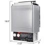 VEVOR Sauna Heater 2KW Dry Steam Bath Stove 110V-120V with Internal Controller for Max.105.9 Cubic Feet Home Hotel Spa Shower