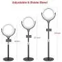 8" LED Selfie Ring Light with Stand & Cell Phone Holder, Adjustable Beauty Camera Ringlight for Makeup/Live Stream/YouTube Video/Vlogs/Photography, Compatible for iOS Android 8" LED Selfie Ring Light with Stand & Cell Phone Holder, Adjustable Beauty Camera Ringlight for Makeup/Live Stream/YouTube Video/Vlogs/Photography, Compatible for iOS Android