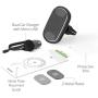iOttie iTap 2 Wireless Magnetic Qi Wireless Charging Air Vent Mount || Compatible with IPhone XS XR X Max Samsung S10 S9  + Smartphones | + Dual Car Charger