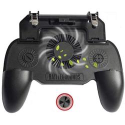 Game Mobile Controller Cool Phone Holder Gamepad Shoot and Aim Trigger Joystick Physical Buttons Phone Cooling Pad Power Bank