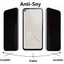 【2-Pack】 Privacy Screen Protector for Google Pixel 4A ，LankXin Anti Spy Tempered Glass Protector for Google Pixel 4A [HD Clear ][Anti-Scratch] (Google Pixel 4A)