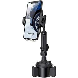 Car Cup Holder Phone Mount - Cell Phone Cupholder Cradle with Extendable and Adjustable Arm, Compatible with iPhone 11 Pro Xs Max XR X 8 7 6 Plus, 4-6.5 Smart Phones