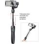 FY FEIYUTECH Feiyu Vimble 2 Stable Selfie Stick Travel Gimbal Handheld Stabilizer Built-In Extender for Smartphone Like iPhone X 8 Plus 7 6 SE Samsung Galaxy S9+ S9 S8+ S8 Note 8 S7 S6 Q2 edge Black