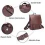Zebella Vintage Faux Leather Backpack for Women Mens Vegan Leather Back Pack Travel Daypack College Bookbag-Coffee Zebella Vintage Faux Leather Backpack for Women Mens Vegan Leather Back Pack Travel Daypack College Bookbag-Coffee