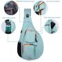 WANDF Sling Bag One Strap Backpack Travel Crossbody Backpack Water-Resistant