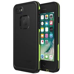 Lifeproof FRē Series Waterproof Case for Iphone 8 & 7 - Retail Packaging - Night Lite (Black/Lime)