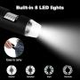 USB Digital Microscope,40X to 1000X Magnification Endoscope Mini Camera with 8 LEDs and Microscope Metal Stand,Compatible with Android, Mac,Window 7 8 10 for Kids, Students, Adults (Black)