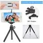 Ring Light,Selfie Led Ring Light with Flexible Tripod Stand & Cell Phone Holder with for Live Streaming & YouTube Video, Dimmable Desk Makeup Ring Light for Photography, 3 Light Modes & 10 Brightness