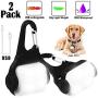 Derlights Dog Light with USB Rechargeable,Clip-On Dog Collar Light, IP65 Waterproof Led Safety Emergency Dog Lights for Night Walking Running Cats Pet Camping or Bike, 2 Pack