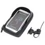 ZJchao Cycling Phone Bag, Mountain Bike Waterproof Bicycle Handlebar Cycling Cell Phone Bag 6.0 Touchscreen Black