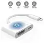 [Apple MFi Certified] Lightning to HDMI, 4K HDMI Video Sync Screen Lightning to Digital Audio AV Converter with Charging Port Compatible for iPhone, iPad, iPod on HDTV/Projector/Monitor[Must be Power]