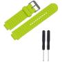 Replacement Band Compatible with Garmin Forerunner 25 GPS Running Watch Wristband Fitness Tracker for Smarwatch(Mans Strap) (Lime)