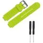 Replacement Band Compatible with Garmin Forerunner 25 GPS Running Watch Wristband Fitness Tracker for Smarwatch(Mans Strap) (Lime) Replacement Band Compatible with Garmin Forerunner 25 GPS Running Watch Wristband Fitness Tracker for Smarwatch(Mans Strap) (Lime)