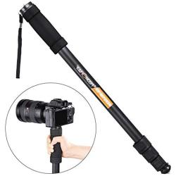 Camera Monopod,K&F Concept 4-Section 67"/171CM Compact Portable Travel DSLR Monopod Unipod Stand Walking Trekking Stick Aluminum Alloy Lightweight SLR Cameras Canon Nikon Sony Camcorder Video