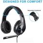 LETTON Stereo Gaming Headset for Xbox One, PS4, PC, Over Ear Headphones with Noise Cancelling Mic, Volume Controller, Bass Surround, Soft Memory Earmuffs for Computer Laptop Mac LETTON Stereo Gaming Headset for Xbox One, PS4, PC, Over Ear Headphones with Noise Cancelling Mic, Volume Controller, Bass Surround, Soft Memory Earmuffs for Computer Laptop Mac