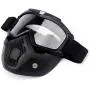 Easyinsmile Motorcycle Goggles with Detachable Mask,Road Riding UV Motorbike Glasses with Dustproof Mask,Windproof Cool Helmet Glasses for Skiing Riding Outdoor Activities Easyinsmile Motorcycle Goggles with Detachable Mask,Road Riding UV Motorbike Glasses with Dustproof Mask,Windproof Cool Helmet Glasses for Skiing Riding Outdoor Activities