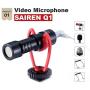 ULANZI Smartphone Video Rig with Shortgun Microphone + 2 Led Video Light, Handheld Stabilizer Filmmaking Case w 3 Cold Shoe Vlog Videographing Accessory for iPhone 11 Pro Max Xs 8 Plus Huawei Samsung