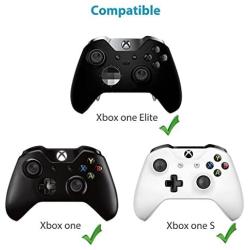 Whiteoak Xbox One S Chatpad Mini Gaming Keyboard Wireless Chat Message KeyPad with Audio/Headset Jack for Xbox One Elite & Slim Game Controller Gamepad - 2.4GHz Receiver Included -White