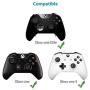 Whiteoak Xbox One S Chatpad Mini Gaming Keyboard Wireless Chat Message KeyPad with Audio/Headset Jack for Xbox One Elite & Slim Game Controller Gamepad - 2.4GHz Receiver Included -White