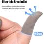 Finger Sleeves for Gaming, StickyDeal 8-Pack Mobile Game Finger Sleeve Sets Touch Screen Finger Cot Smooth Thin Anti-Sweat Breathable for PUBG/Knives Out/Rules of Survival