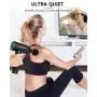 Massage Gun, HOSLAFON Deep Tissue Massage Gun with 6 Speeds & 5 Heads, Super Quiet Percussion Massager Sports Drill, Handheld Electric Body Massager for Relieving Muscle Pain, Soreness, and Stiffness