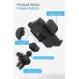 Cell Phone Holder for Car, Universal Car Air Vent Mount with Adjustable Compatible with iPhone 11 Pro Max XS XS Max XR X 8 8+ 7 7+ SE 6s 6+ 6 5s Samsung Galaxy S10 S9 S8 S7 and More (Black)