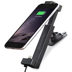 Sinjimoru iPhone Car Charging Mount, Dashboard Car Phone Holder for Apple iPhone 11 and All iPhone Series, Including iPhone Charging Cable. Sinji Car Kit, iPhone Package