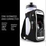 Gear Beast Handheld Running Water Bottle [23 oz] With Clear Touchscreen Cell Phone Accessory Pouch Zippered Pocket and Card Holder Fits All Smartphones, Hydration Pack For Running Hiking Travel & More