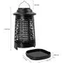 TOMPOL Bug Zapper for Outdoor and Indoor, Waterproof Insect Fly Pest Attractant Trap, 4200V Powered Electric Mosquito Zappers Killer for Backyard, Patio (Black)