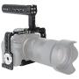 NICEYRIG Camera Cage Kit for Sony A7RIII/ A7III/ A7RII/ A7SII/ A7II/ A9 II, with Cheese Top Handle and HDMI Cable Lock - 190